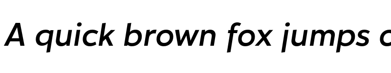 Preview of Hartwell Alt Semibold Italic font