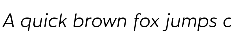 Preview of Hartwell Italic font