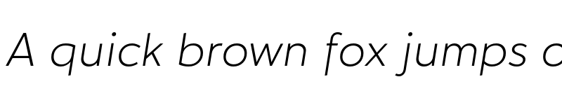 Preview of Hartwell Light Italic font