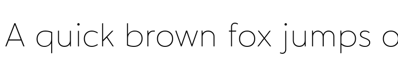 Preview of Hartwell Thin font