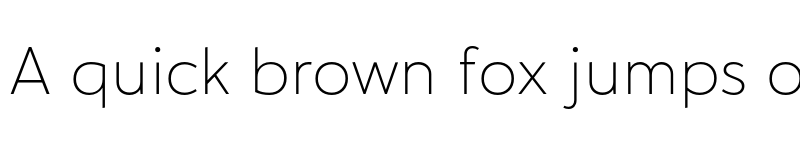 Preview of Hartwell Ultralight font