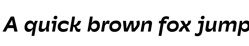 Preview of Hatch Sans DemiBold Italic font