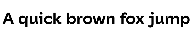 Preview of Hatch Sans DemiBold font