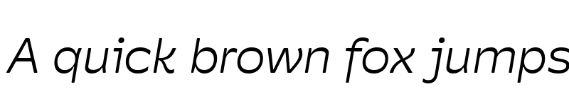 Preview of Hatch Sans Light Italic font