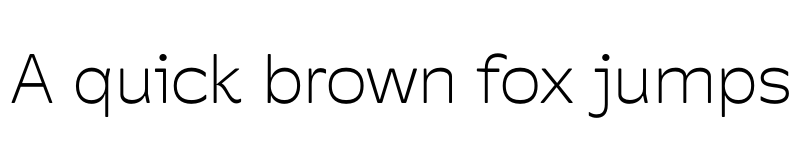 Preview of Hatch Sans Thin font