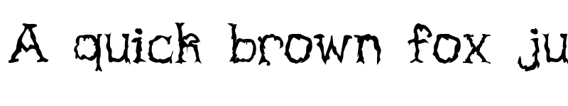 Preview of Haunted Regular font