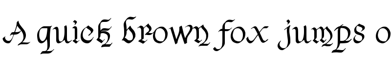 Preview of Havenscript Regular font