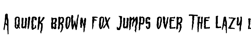 Preview of HBM Wonky Ron Regular font