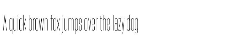 Preview of Heading Now Trial 11 Thin font