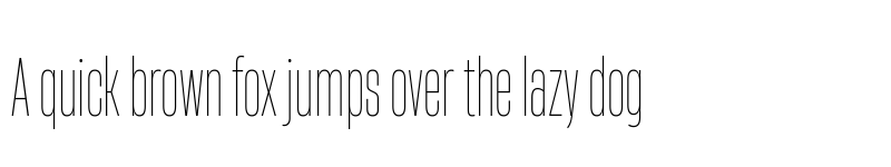 Preview of Heading Now Trial 21 Thin font