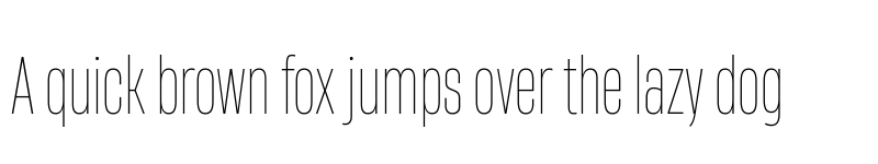 Preview of Heading Now Trial 31 Thin font