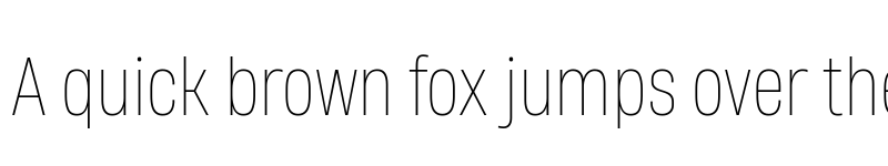 Preview of Heading Now Trial 51 Thin font