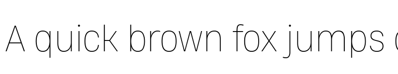 Preview of Heading Now Trial 61 Thin font