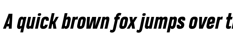 Preview of Heading Pro Trial ExtraBold Italic font