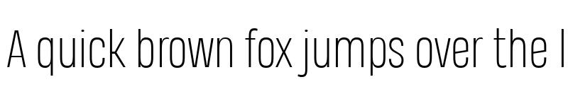 Preview of Heading Pro Trial ExtraLight font