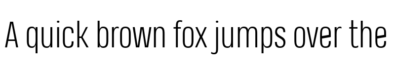 Preview of Heading Pro Trial Light font