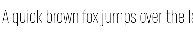 Preview of Heading Pro Trial Thin font