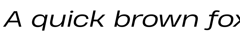 Preview of Heading Pro Wide Trial Book Italic font