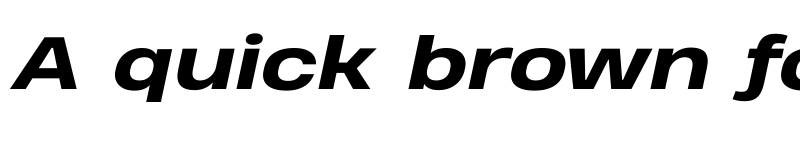 Preview of Heading Pro Wide Trial ExtraBold Italic font