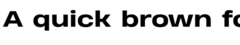 Preview of Heading Pro Wide Trial ExtraBold font