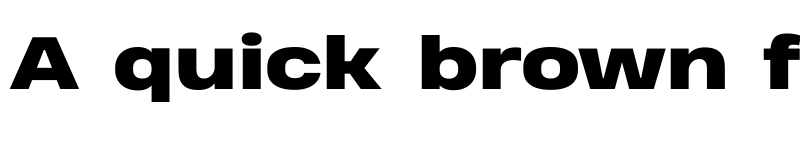 Preview of Heading Pro Wide Trial Heavy font