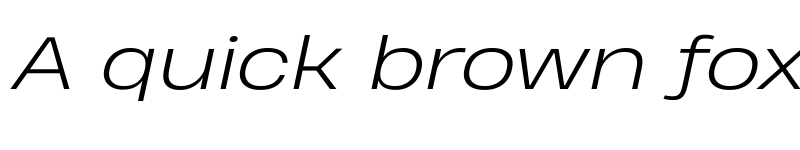 Preview of Heading Pro Wide Trial Light Italic font
