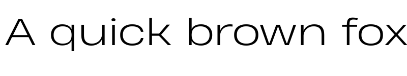 Preview of Heading Pro Wide Trial Light font