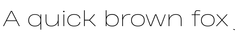 Preview of Heading Pro Wide Trial Thin font