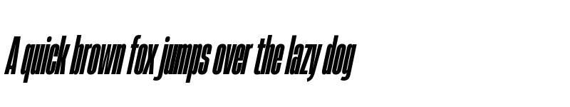 Preview of HeadingNow Trial 18 Heavy Italic font