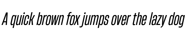 Preview of HeadingNow Trial 34 Regular Italic font