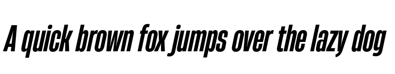 Preview of HeadingNow Trial 36 Bold Italic font