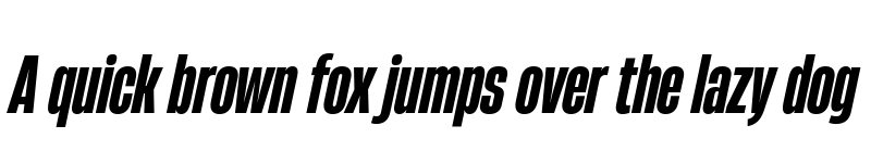 Preview of HeadingNow Trial 37 Extrabold Italic font