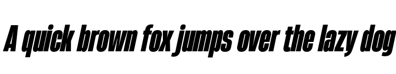 Preview of HeadingNow Trial 38 Heavy Italic font