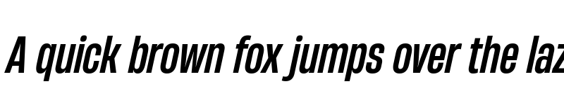 Preview of HeadingNow Trial 45 Medium Italic font