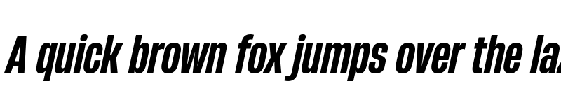 Preview of HeadingNow Trial 46 Bold Italic font