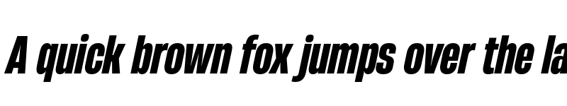 Preview of HeadingNow Trial 47 Extrabold Italic font