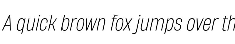 Preview of HeadingNow Trial 52 Light Italic font