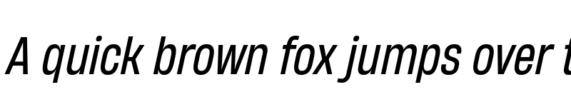 Preview of HeadingNow Trial 54 Regular Italic font