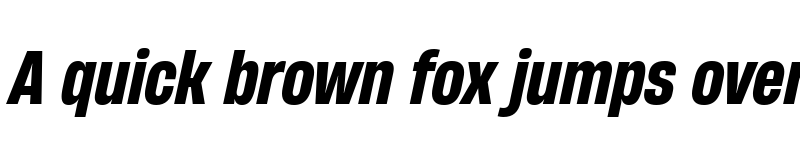 Preview of HeadingNow Trial 56 Bold Italic font