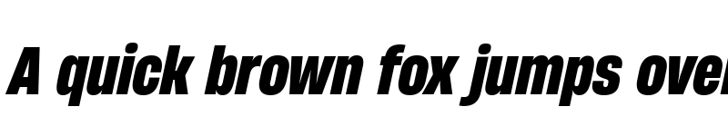 Preview of HeadingNow Trial 57 Extrabold Italic font