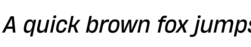 Preview of HeadingNow Trial 64 Regular Italic font