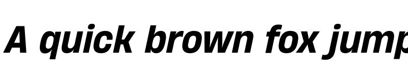 Preview of HeadingNow Trial 65 Medium Italic font