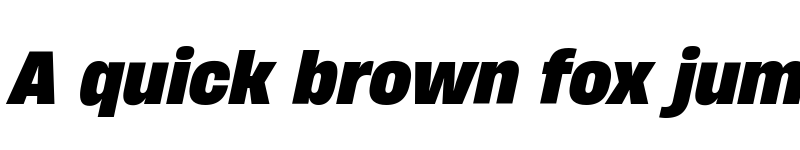 Preview of HeadingNow Trial 67 Extrabold Italic font