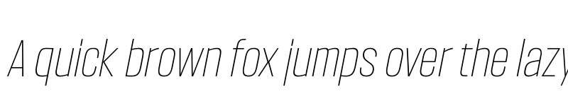 Preview of Headlines Light Italic font