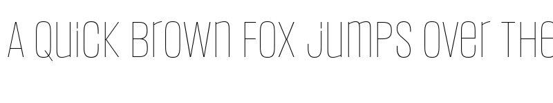 Preview of Headlines Uni A Thin Trial font