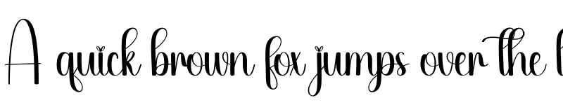 Preview of Healing Regular font