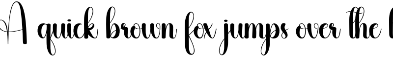 Preview of Hearty Regular font