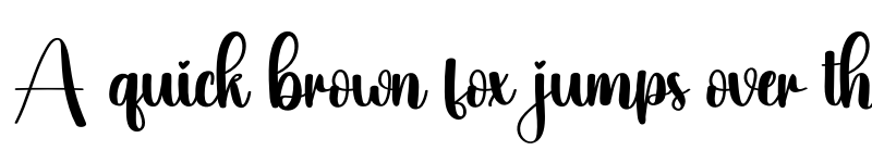 Preview of Heaven Regular font