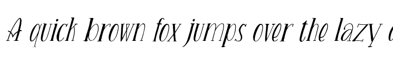 Preview of Heaven Wanders Slant font