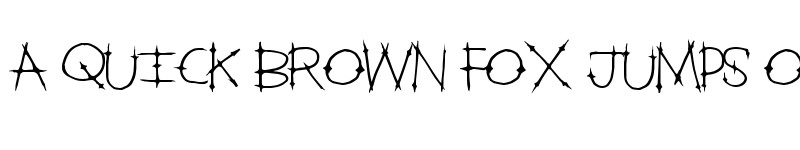 Preview of HeavenGate Regular font